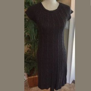 CALVIN KLEIN CABLE KNIT SWEATER DRESS XS-SMALL